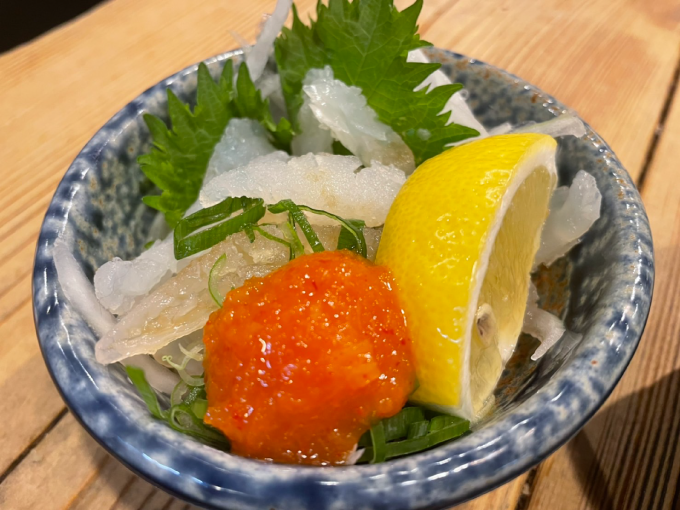 明石ダコのお造り